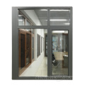 Spain soundproof tempered double glass zinc alloy hardware  large triple glazed casement aluminium window